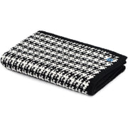 Kashwere Baby Ultra Soft Houndstooth Crib Blanket Available In Ice Blue & Pink With White and Black With Crème