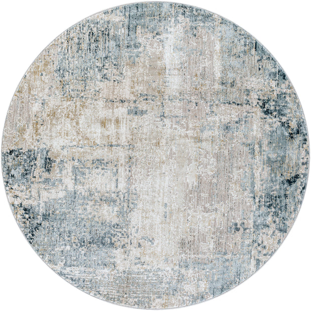 Surya Rugs Brunswick Collection Dusty Sage, Light Gray, Olive, Pale Blue, Taupe, Teal, White & Navy Area Rug BWK-2302