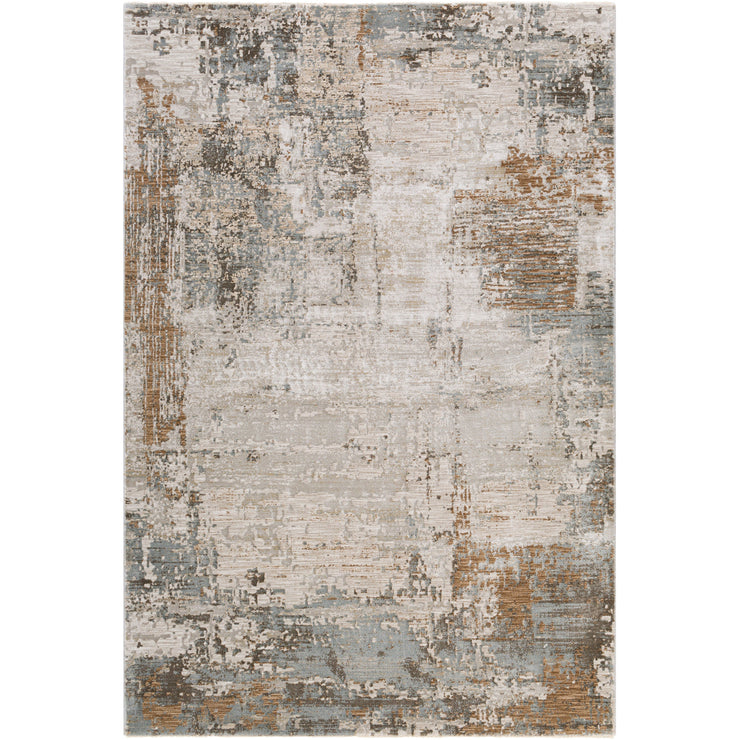 Surya Rugs Brunswick Collection Dusty Sage, Charcoal, Olive, Light Gray, Taupe, White & Teal Area Rug BWK-2303