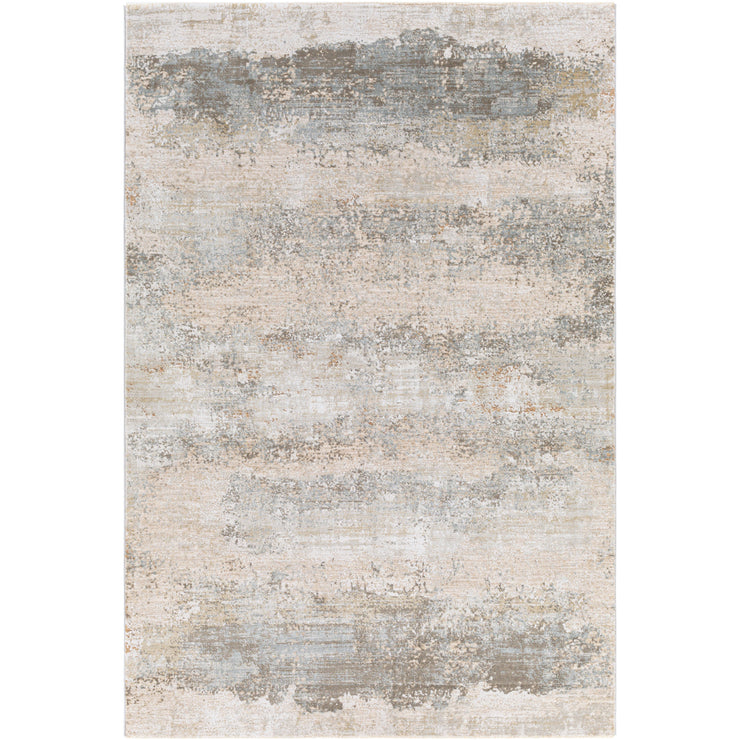 Surya Rugs Brunswick Collection Dusty Sage, Taupe, Light Grey, White, Pale Blue, Olive, Teal, Charcoal & Light Sage Rug BWK-2305