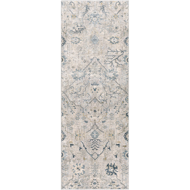 Surya Rugs Brunswick Collection Area Rug Dusty Sage, Light Beige, Taupe, Gray & Teal BWK-2316