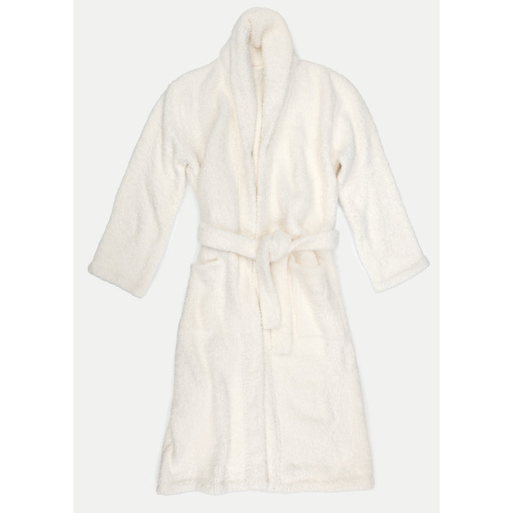 Kashwere Ultra Soft Signature Shawl Collar Robe Available In White, Crème, Ice Blue, Slate, Black & Syrah