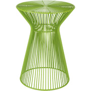 Surya Fife Modern Lime Green Metal Round Accent Side Table FIFE-103