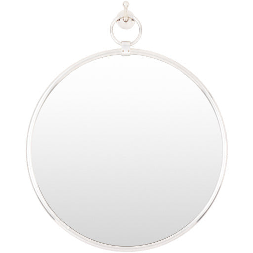 Surya Wall Decor & Mirrors Globes Modern Bathroom Wall Mirror Silver Finish GBS-001 Multiple Sizes Available
