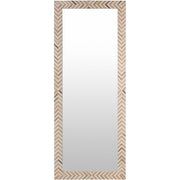 Surya Wall Decor & Mirrors Kathryn Modern Wall Mirror Natural Finish KAH-002