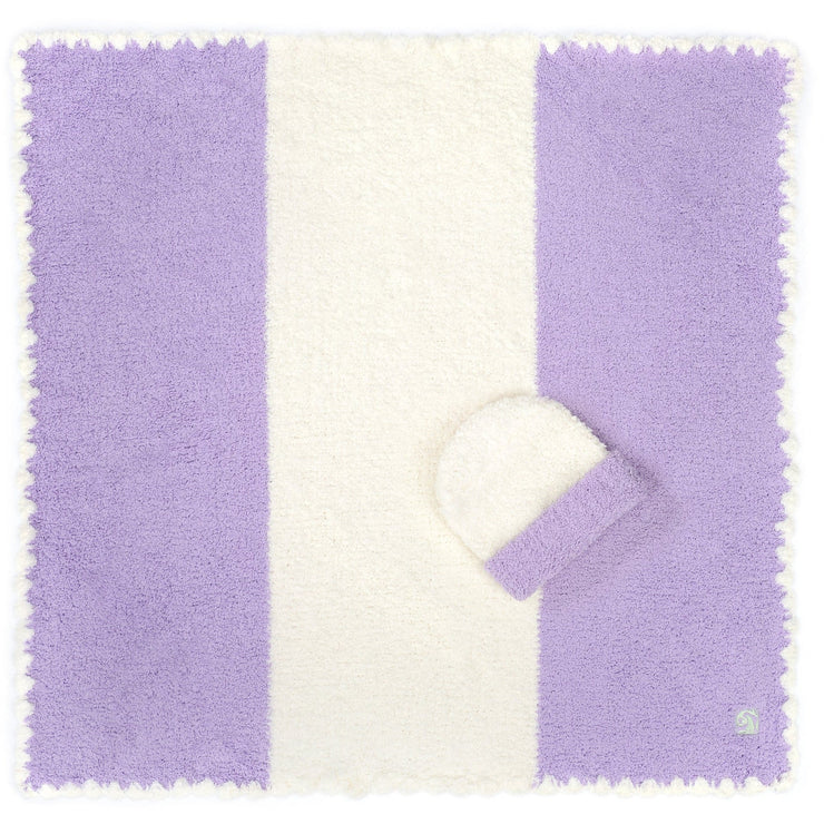 Kashwere Baby Ultra Soft Baby Blanket & Cap Available In Malt, Mint, Pink & Lavender With Crème