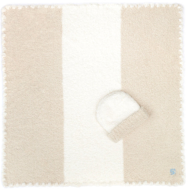 Kashwere Baby Ultra Soft Baby Blanket & Cap Available In Malt, Mint, Pink & Lavender With Crème