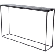 Surya Mcmillan Modern Black Wood Top With Black Metal Base Console Table MMN-001