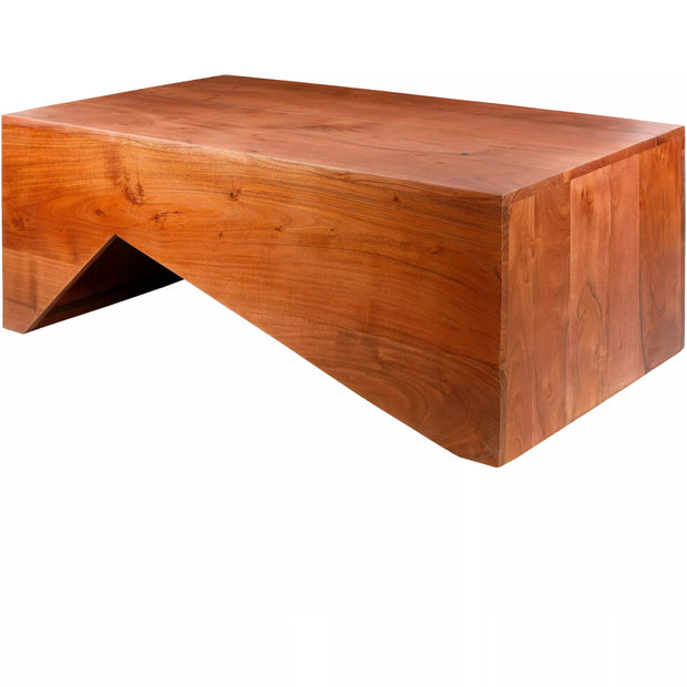 Surya Neemrana Modern Dark Brown Wood Coffee Table NEE-001