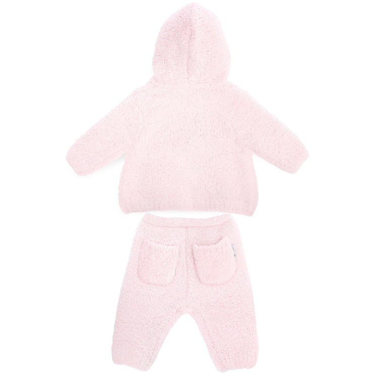 Kashwere Baby Ultra Soft Baby Hoodie & Pants Set Available In Pink, Ice Blue & Crème