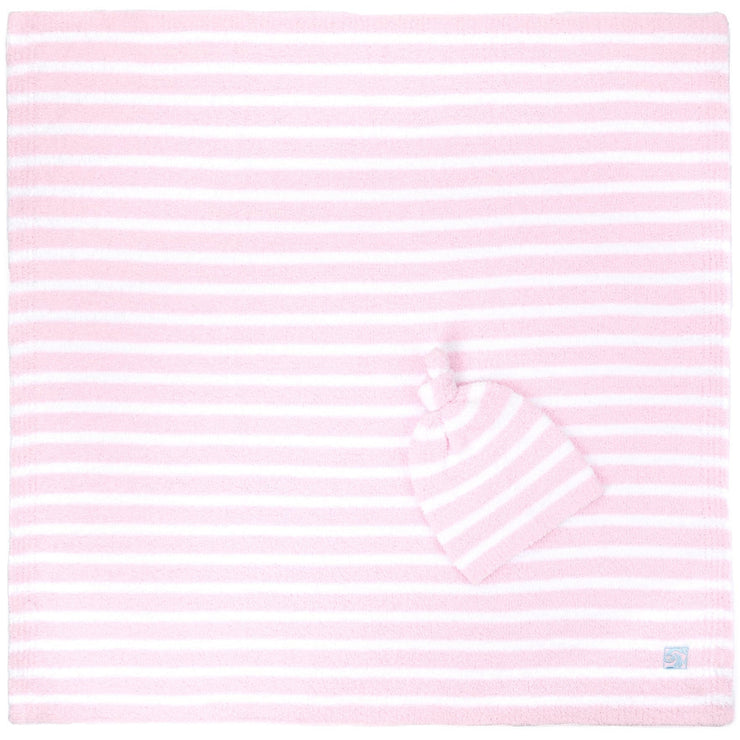 Kashwere Baby Ultra Soft Stripe Baby Blanket & Cap