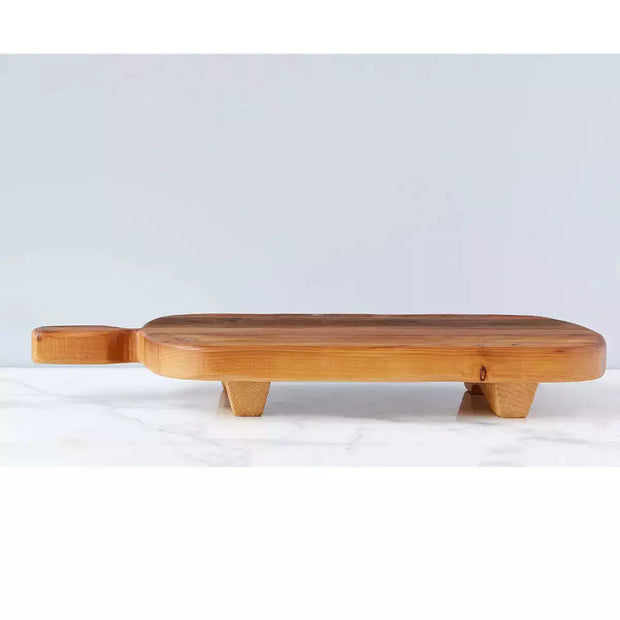 etúHOME Classic Rectangle Footed Reclaimed Wood Serving Board ~ LAST CHANCE SALE ~ LIMITED QUANTITY