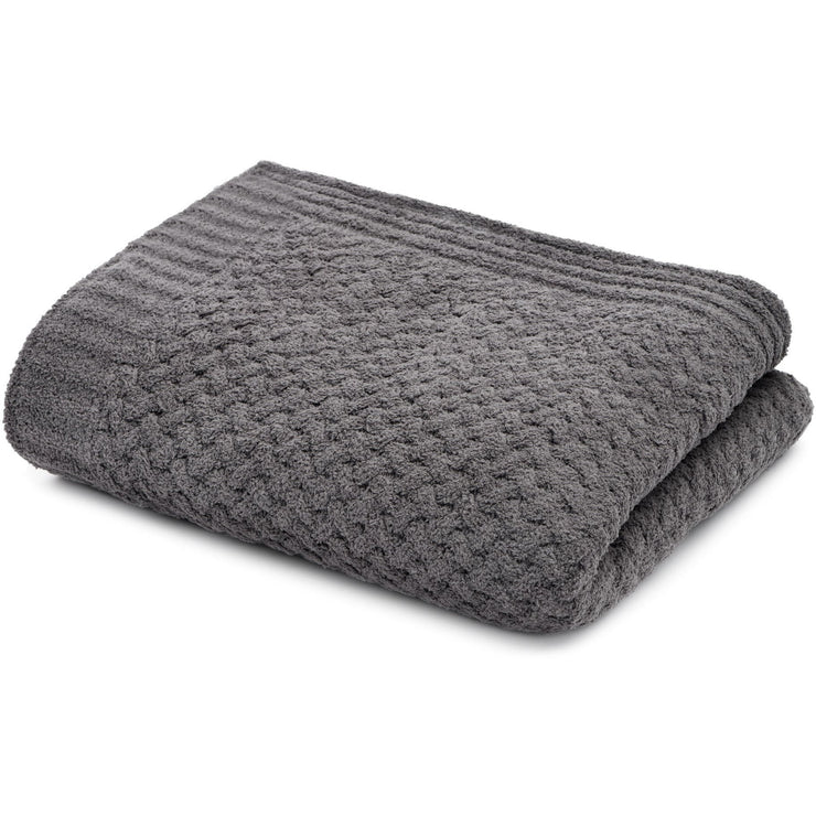 Kashwere Ultra Soft Basket Weave Cozy Throws Available In White, Malt & Slate