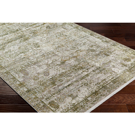 Surya Rugs Solar Collection Olive, Off-White, Taupe & Gray Area Rug SOR-2325