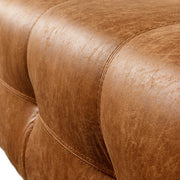 Surya Sevran Modern Tufted Bonded Leather Modular Chair
