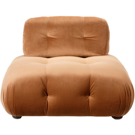 Surya Rouen Modern Brown Velvet Modular Chair