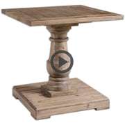 Uttermost Stratford Reclaimed Wood Rustic End Table